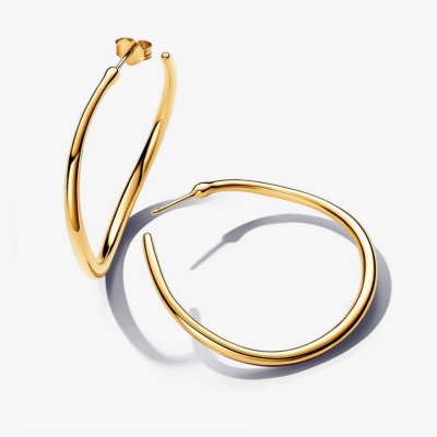 14k GP Hoop earrings