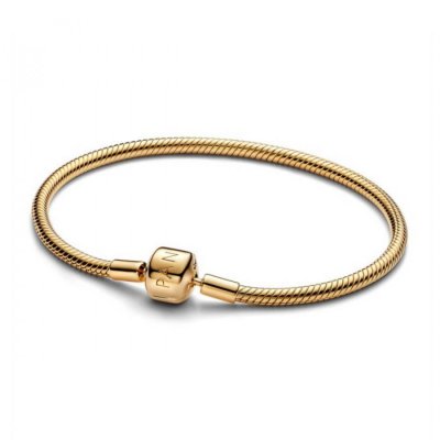 Pandora Snake chain 14K gold-plated bracelet