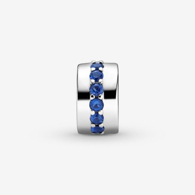 Pandora Bedel 791972C01 Clip stellair blauw kristal