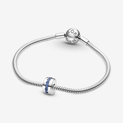 Pandora Bedel 791972C01 Clip stellair blauw kristal