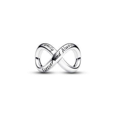 pandora Infinity symbol silver charm