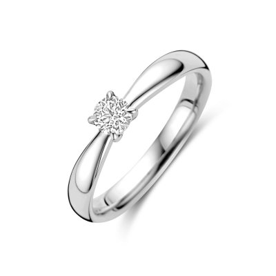 Aanzoeksring diamant 0.25ct h si