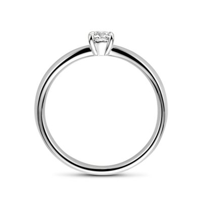 Aanzoeksring diamant 0.25ct h si