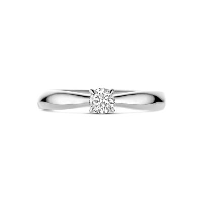 Aanzoeksring diamant 0.25ct h si