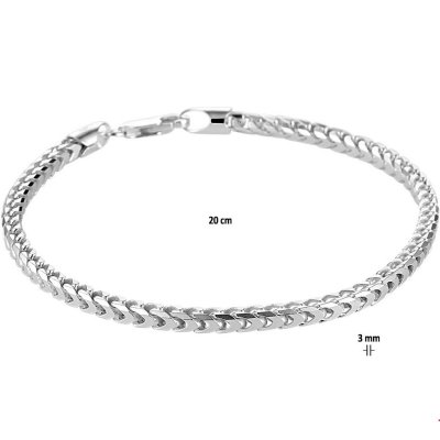 Armband Zilver Gourmet