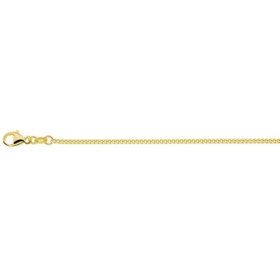 Collier gourmette 4-zijdes geslepen 1,4 mm 3 micron