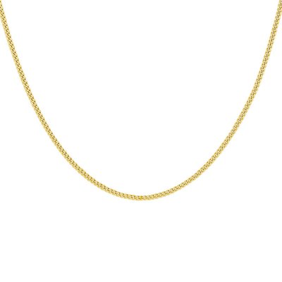 Collier gourmette 4-zijdes geslepen 1,4 mm 3 micron