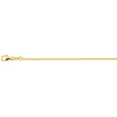 Collier gourmette 4-zijdes geslepen 1,4 mm 3 micron