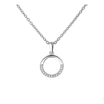 Collier zirkonia dames 45cm