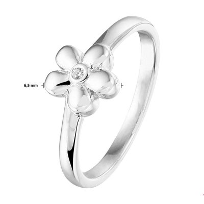 RING ZILVER BLOEM KA1329206