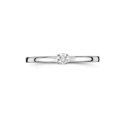 Ring diamant 0.10ct h si