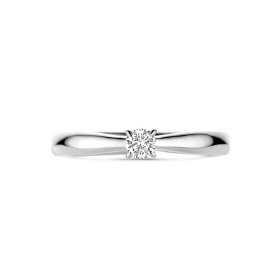 Aanzoeksring diamant 0.15ct