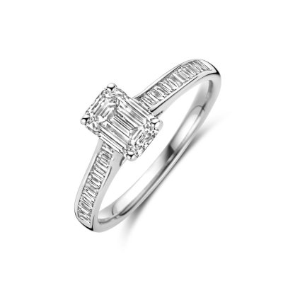 Ring lab grown diamant 1.19ct h si