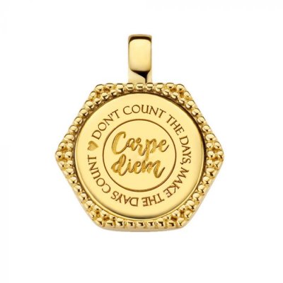 Mi Moneda Vintage Hudson Pendant Gold Plated