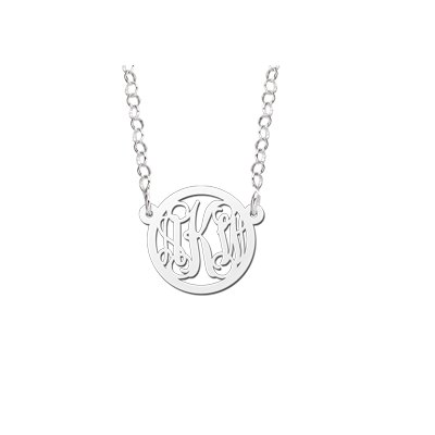 Monogram letter ketting 