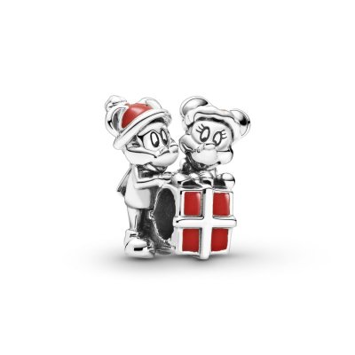 Pandora Disney Mickey Mouse and Minnie Mouse Present Charm 799194C01