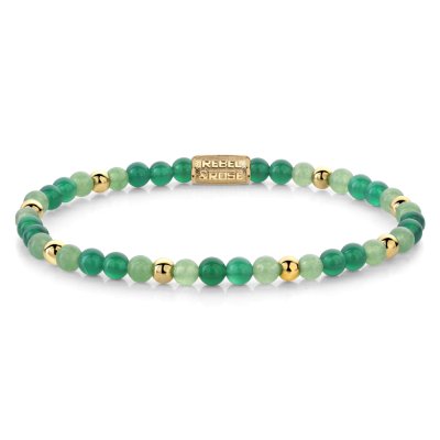 Green Morning Vibes - 18 ct yellow gold ionplated - 4mm M