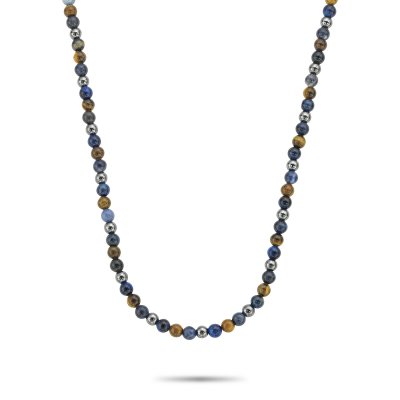 Necklace Blue Rain - 6mm (55cm)