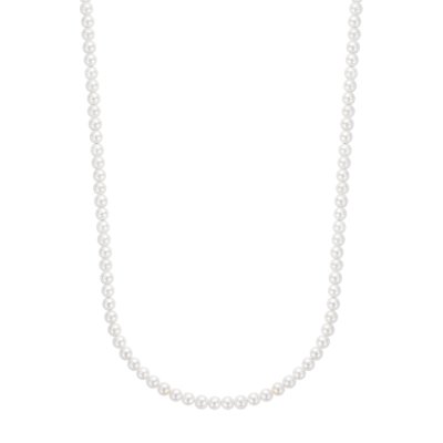 Necklace Pearl Gem Gold 4mm (38cm)