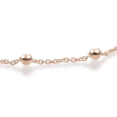 Ball Chain Rose Gold Plated